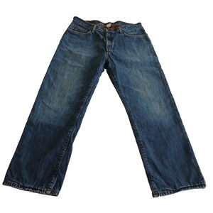 Eddie Bauer Men's Straight Jeans - Dark Blue